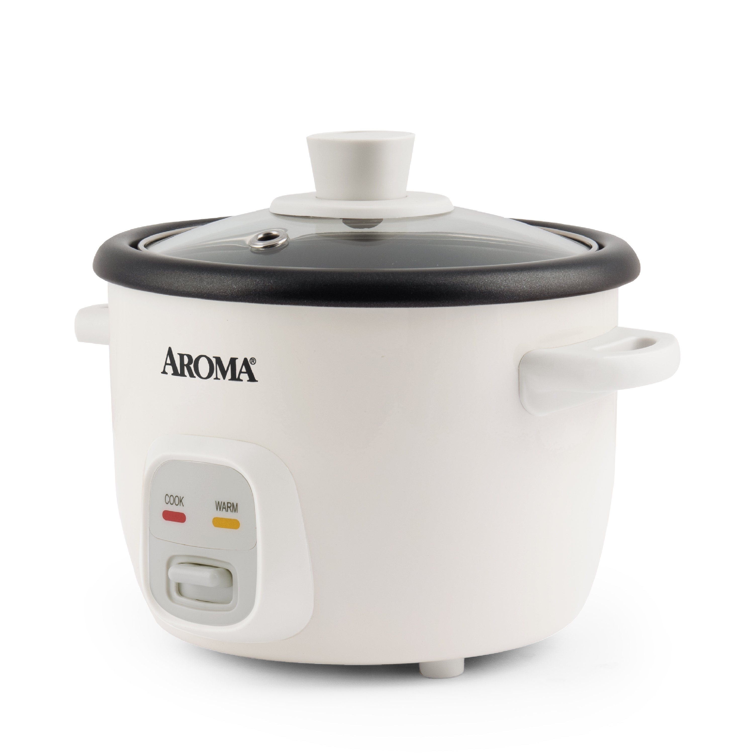 AROMA Mini Rice Cooker 2 Cup Uncooked 4 Cup Cooked 1 Qt